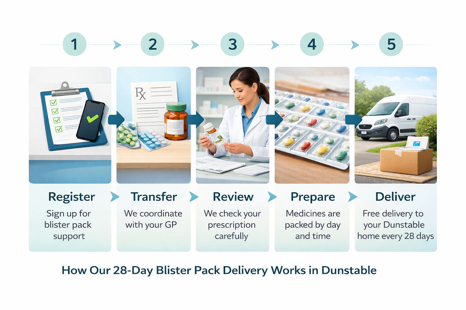 Blister Pack Pharmacy in Dunstable